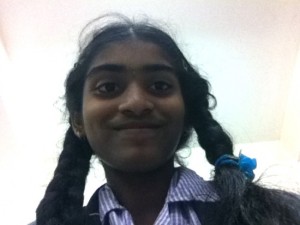 A 'selfie' to finish off... well done, Bhavana!